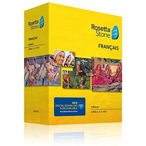 Rosetta Stone V4 TOTALe: French Level 1-5 Set for PC, Mac - Picture 1 of 1