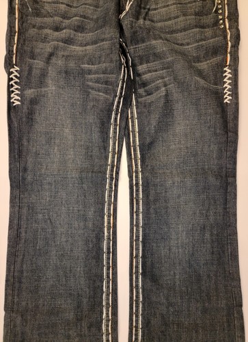 NWOT Laguna Beach Jeans Women Pants Sz 32 USA Made Y2K Vintage Baggy Skull 52515 - Picture 16 of 18