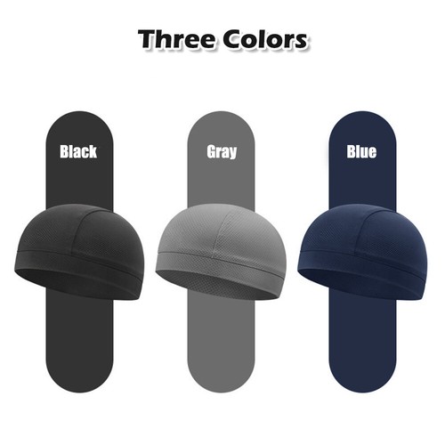 1-3 Men Skull Cap Helmet Liner Moisture Sweat Wicking Beanie Cycling Cooling Hat - Afbeelding 2 van 11