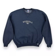 Vintage Russell Athletic Crewneck Sweatshirt Spellout Mens XL • EUC
