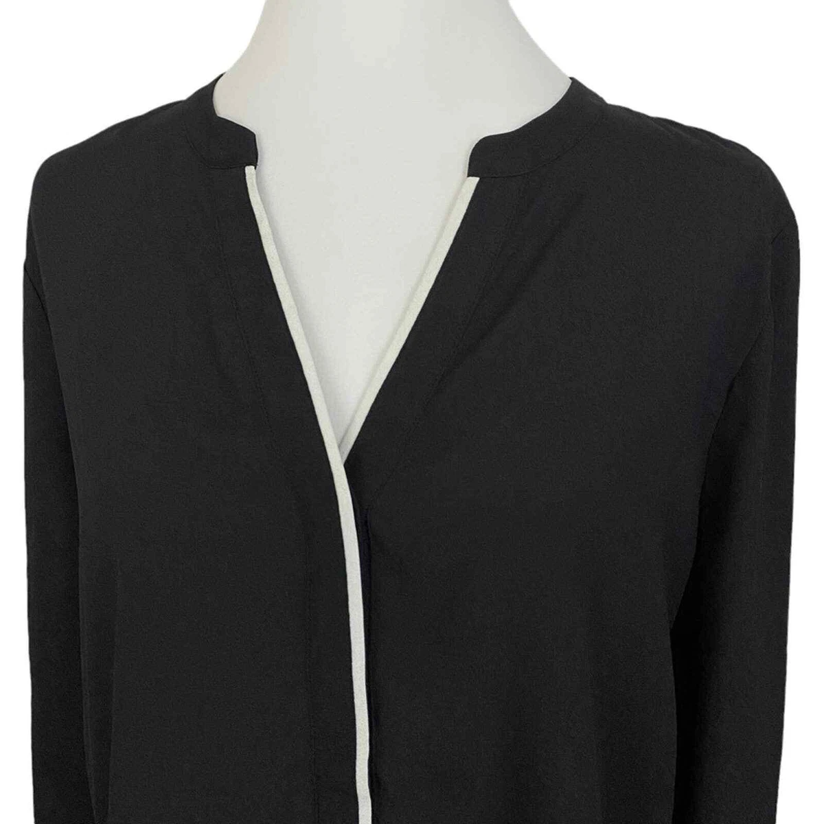 Calvin klein hotsell black blouse