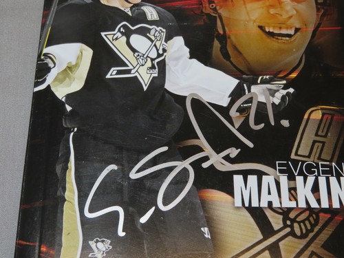 Evgeni Malkin Signed Pittsburgh Penguins ICETIME Game Program Beckett BAS COA 1A - Picture 4 of 6