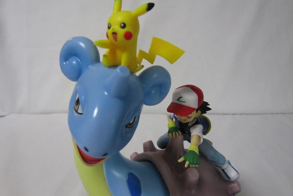 Ash Ketchum Satoshi Pikachu Lapras G.E.M. Boneco Pokemon série excelente - Imagem 3 de 4