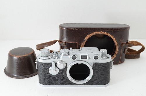 LEICA IIIf Red Dial 35mm Rangefinder Film Camera with Self #221202c - Picture 1 of 7