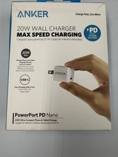 Anker - Powerport PD Nano 20W High Speed USB-C Fast Wall Charger - Open Box