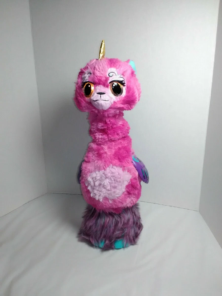 Large Robotic Hatchimal Toy eyes lights up and color changes, 13" It grows  28"