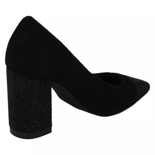 Zapato de noche de tacón bloque para dama F9R0138 precio de venta £28.99 - Imagen 6 de 17