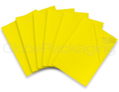 100 SHEETS OF YELLOW COLOURED ACID FREE TISSUE PAPER 375 x 500mm *HIGH QUALITY* - Picture 4 of 6