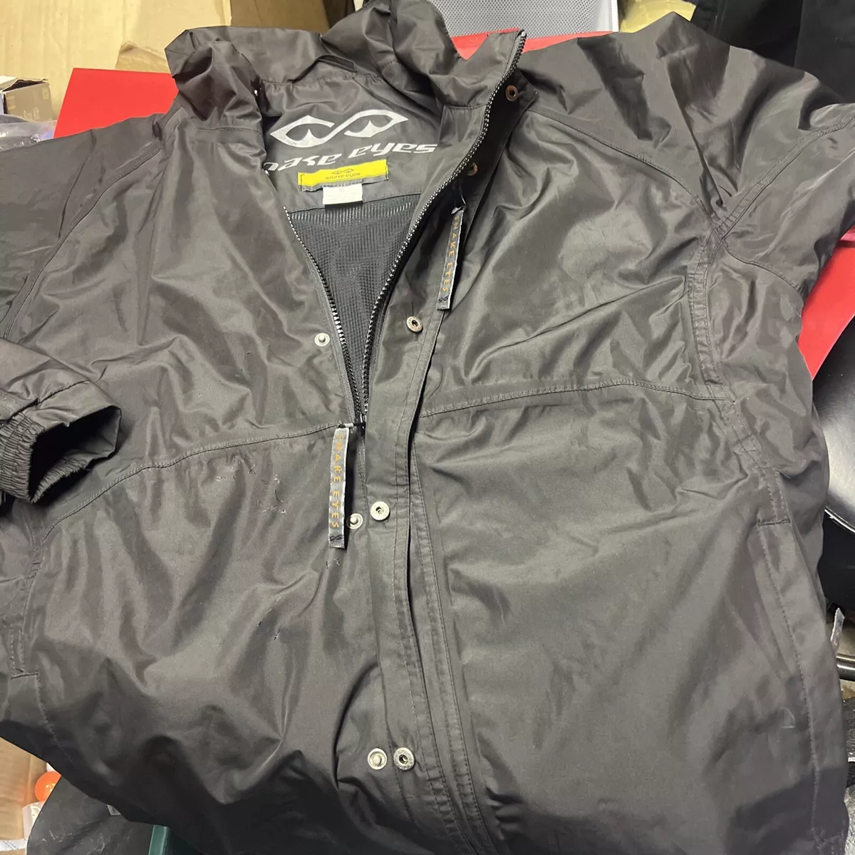Snake Eyes Rain Wear Golf Jacket Black Men s M eBay