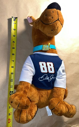 Scooby-Doo Dale Earnhardt Jr. 88 Nascar Blue Shirt Plush Collectable 14” - Picture 14 of 15