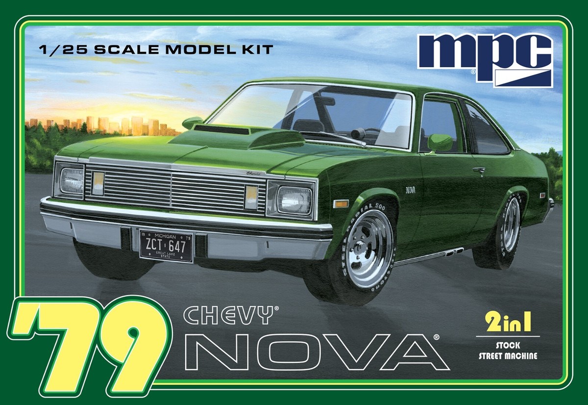 MPC Model Kit NEW 1979 Chevy Nova 2 in 1 Stock or Street Machine 1