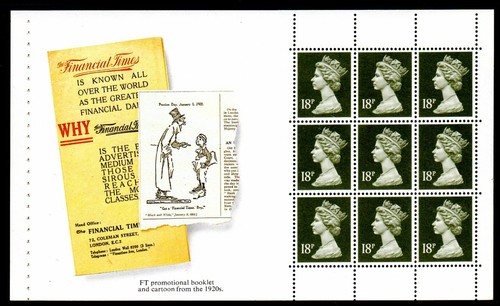 Elige UNO O MÁS DX9 MNH Prestige Folleto THE FINANCIAL TIMES Panel Individual - Imagen 4 de 5