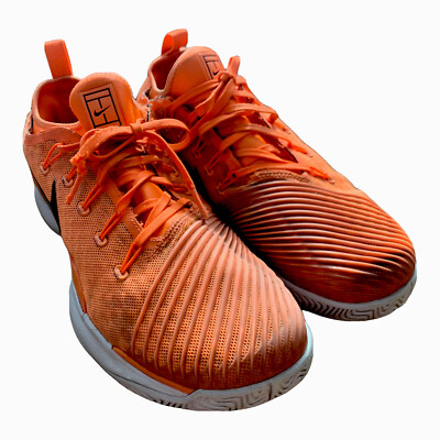 Nike Air Zoom Ultra React HC Orange Tennis Shoe Mens Size