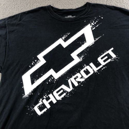 chevrolet T Shirt Men’s 3XL Black Big Logo AOP Trucks Corvette Silverado - Picture 6 of 12