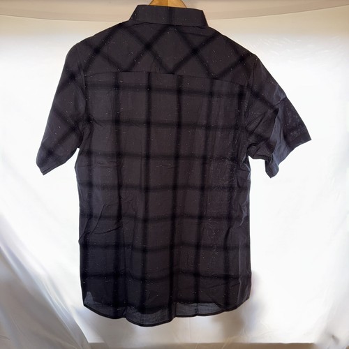 Travis Mathew Chat Box Button Down Shirt Heather Black Size Medium - Picture 3 of 8
