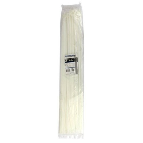 Kable Kontrol Natural/White Zip Ties - Self-Locking - 4" to 60" Inch Long - Picture 29 of 36