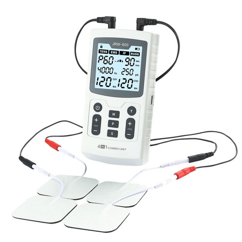 60 Massage Modes 4 in 1 Electric Muscle Stimulator Combo Physiotherapy Therapy