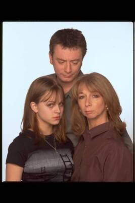 Coronation Street actors Helen Worth Tina O'Brien Sean Wilson 2000 Old Photo 1