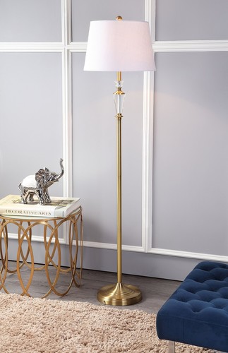 JONATHAN Y JYL2029A Harper 61" Crystal/Metal LED Floor Lamp Contemporary------ - Picture 7 of 9