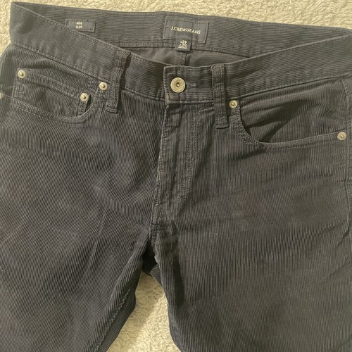 J Crew Jeans 484 Slim Corduroy Chino Pants Men 29x30 (Actual 31x29) Navy Stretch - Picture 4 of 16