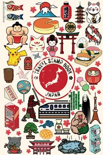 Japan Travel Stamp Book - Picture 1 of 1