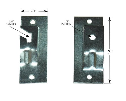 ADJUSTABLE INSIDE MOUNT BRACKETS for Standard Roller Window Shades (1-Pair) - Picture 3 of 4