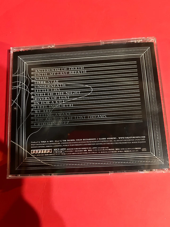 Tarja - What Lies Beneath - 14 Tracks (Original JAPAN RELEASE CD Nightwish — 第 3/4 张图片