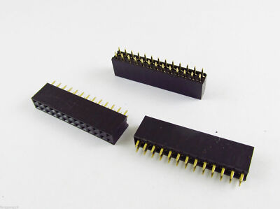 10pcs Pitch 2.54mm 26 Pin 2x13 Pin Female Double Row Straight Pin Header Strip