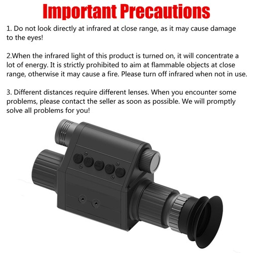 Megaorei Digital Night Vision Rifle Scope Optic Hunting 850nm/940nm IR Camera - Picture 16 of 22