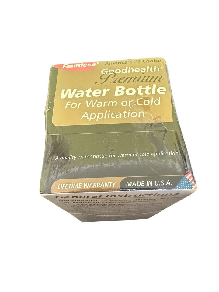 Botella de agua premium Faultless Good Health 2 cuartos sin látex para caliente o frío Foto 3 de 3