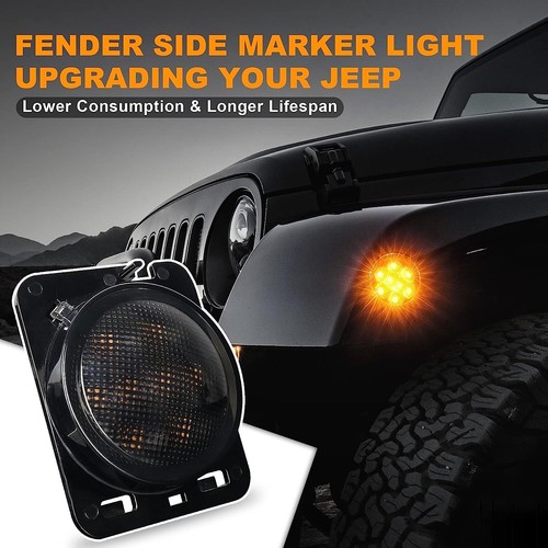 Combo de faros antiniebla LED de 7" para Jeep Wrangler JK 2007-2018 - Imagen 22 de 24