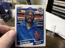 Daryl Boston 1990 Fleer Update #U-33 Mets