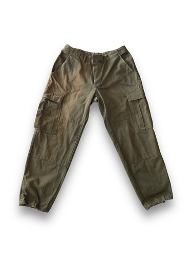 Pantaloni cargo skateboard ciechi vintage anni 90 taglia small 34 verde *bottone mancante*