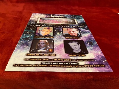 PADA14 ADVERT 11X9 STAR GATE UNIVERSE : AMANDA TAPPING. CORIN NEMEC