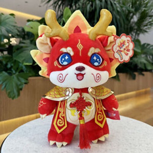 2024 Chinese Zodiac Chinese Dragon Doll Year of the Dragon Mascot Plush Toy - Picture 16 of 16