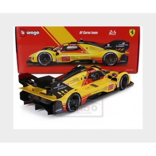 1:18 BURAGO Ferrari 499P #83 Le Mans 2024 Kubica Shwartzman Ye BU16304-83 - Foto 3 di 3