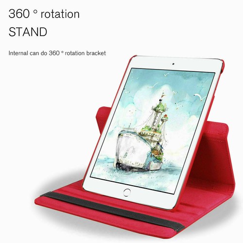 For iPad Mini 1 2 3 4 5 Case Cover Shockproof 360 Rotating PU Leather Stand - Picture 27 of 79
