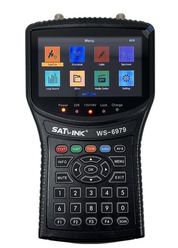 SATLINK WS-6979 DVB-S/S2/T/T2/C Combo Meter MPEG-4 H.265(10Bit) Satellite Finder - Picture 4 of 10
