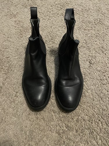 Allsaints Women's Black Leather Boots US SIZE 9.5 UK SIZE 40!
