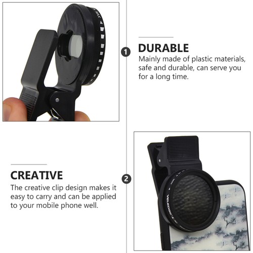 1 Set of Phone Photo Lens Adjustable Dimming Phone Photography External Lens - 第 4/12 張圖片