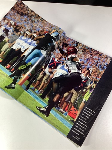 North Carolina UNC Tar Heels Magazine Blue 2014 Football Farmer Lovejoy Bozek - Picture 5 of 22