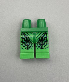 LEGO Bright Green Goblin Minifigure Legs - Studios Patern Spiderman 4852, 4851