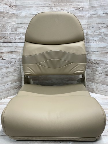 Taylor Made 650176 Marine Boat Fold Down Pontoon Fishing Seat - Beige - Bild 3 von 9