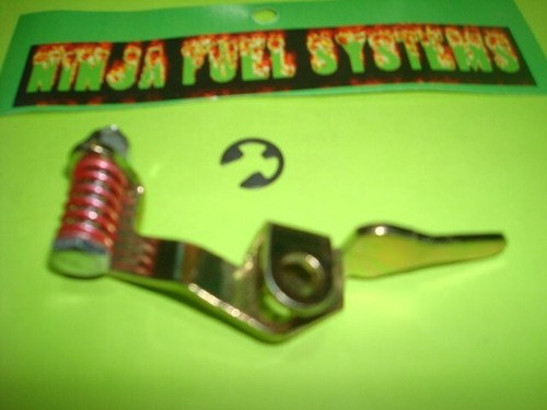 30CC METAL PUMP ARM & SPRING W/CLIP HOLLEY DOUBLE PUMPER CARBURETOR 650 750 - Picture 2 of 4