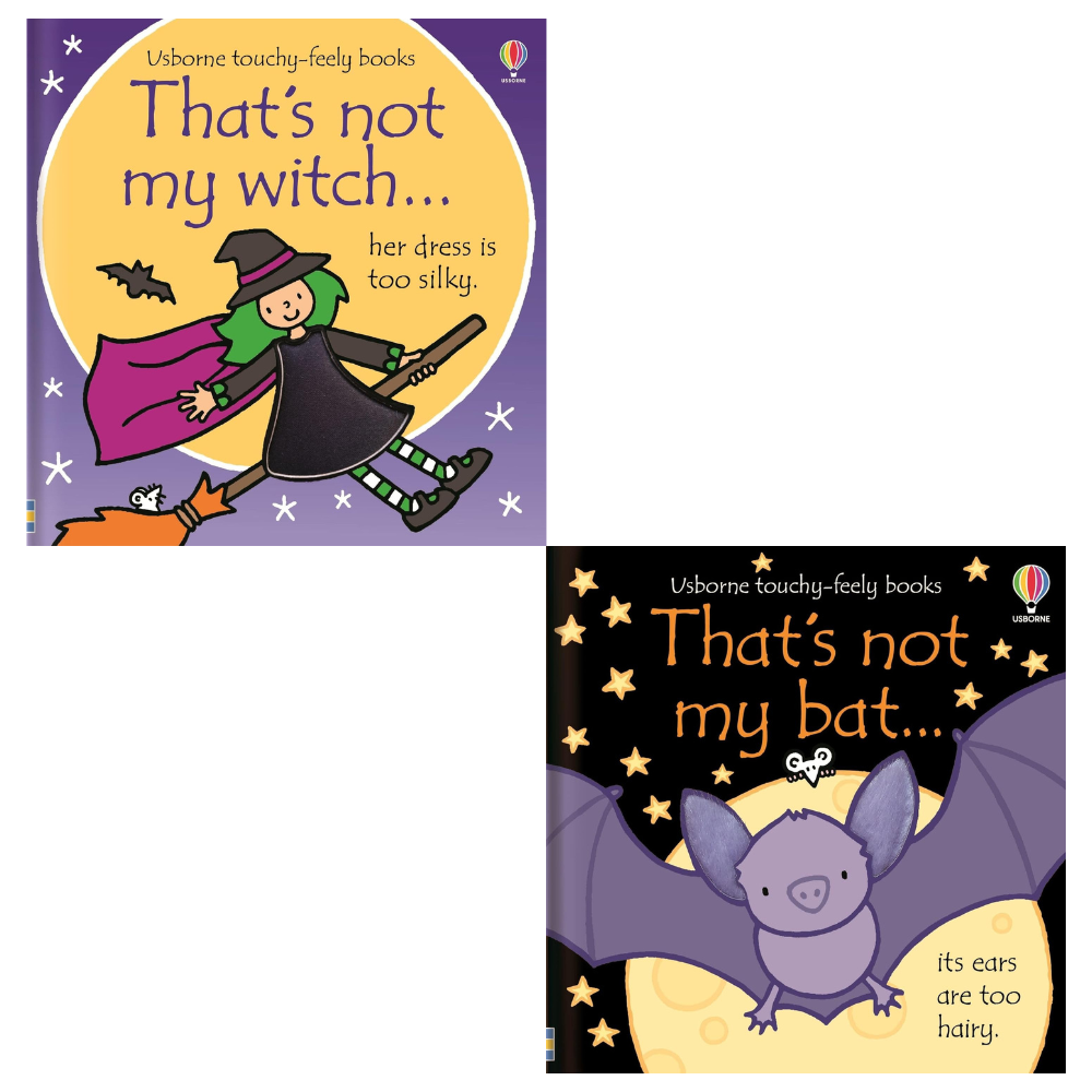 That's not my Witch & Bat by Fiona Watt (Halloween 2 Book Set)