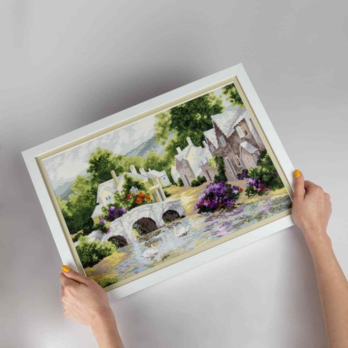 DIY Counted Cross Stitch Kit "Hospitable city" - Picture 2 of 4