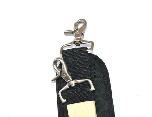 Black Replacement Strap For Luggage Large Camera Laptop Bag Travel Case Shoulder - Picture 3 of 4