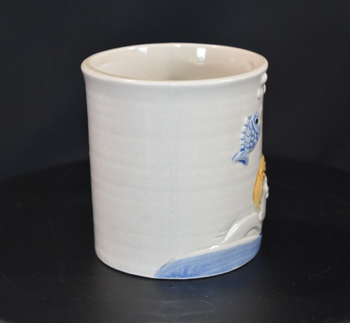 Vintage Enesco Swimming Mug Bubbles Fish Made in Japan - Picture 4 of 12