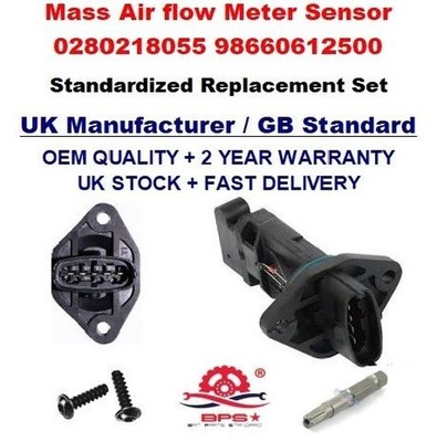 OEM 0280218055 Mass Air Flow Meter Sensor For Porsche 911 Carrera Boxster 986