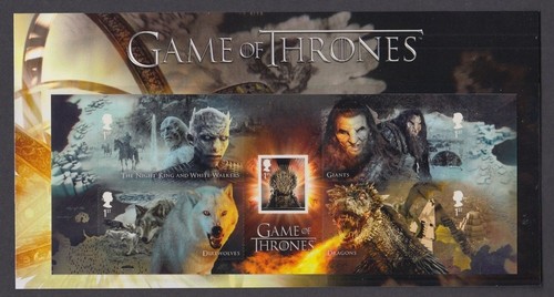 Great Britain GB - "GAME OF THRONES" MS Pres Pack 2018 - Picture 1 of 3